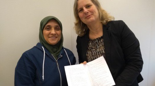 Foto Annerieke en Siham Hammoum 20 februari 2020