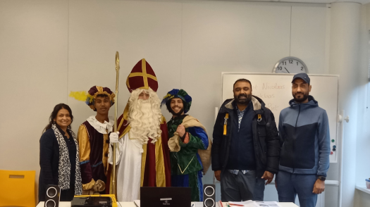 Sinterklaas op bezoek