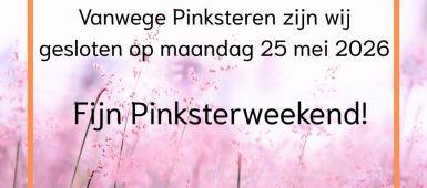 Fijn Pinksterweekend!